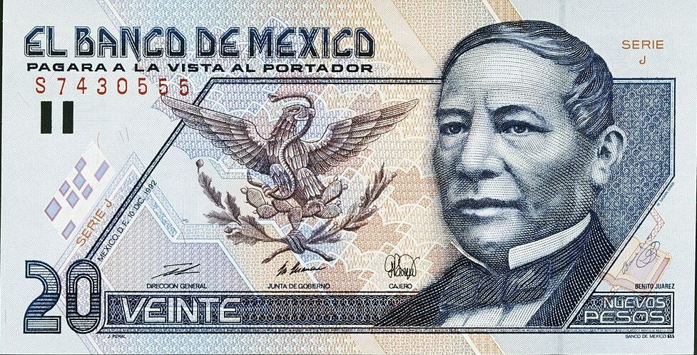 billete de 20